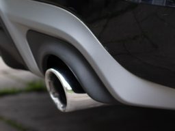 Exhaust Styling Polished exhaust as part of the exterior detailing service.